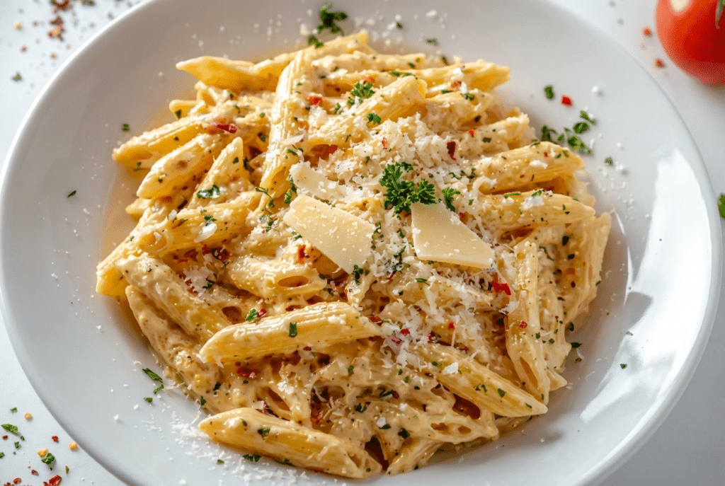 One Pot Creamy Garlic Pasta — 30-Minute Dinner
