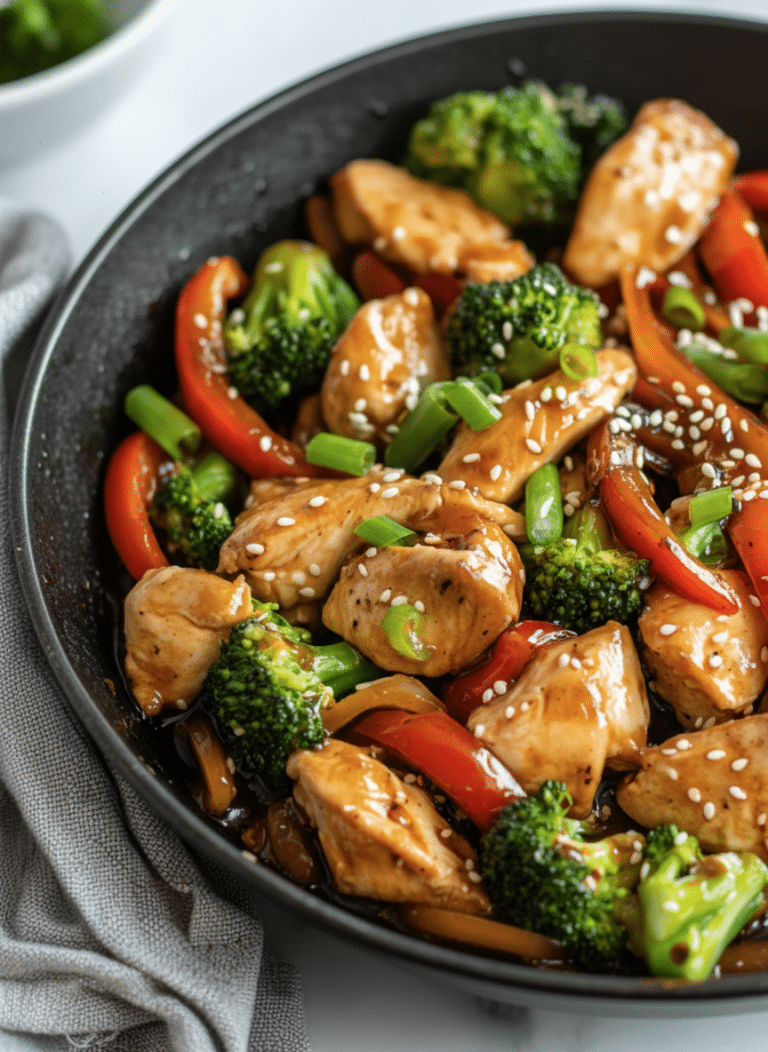 Spring Chicken Stir Fry with Snap Peas
